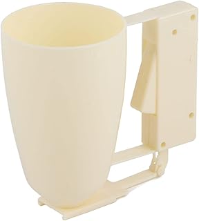 Pancake Batter Dispenser with Squeeze Handle, Food Grade ABS Plastic Batter Dispenser for Cakes, Cookies, Muffins, Crepes, Non Stick & Easy Clean Design
