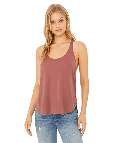 Bella+Canvas Women's Flowy Side Slit Tank Mauve