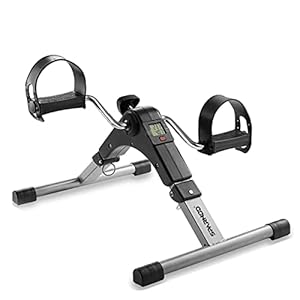 Sparnod Fitness SMB-100 Mini Cycle Pedal Exerciser with Adjustable Resistance and Digital Display – Suitable for Light…