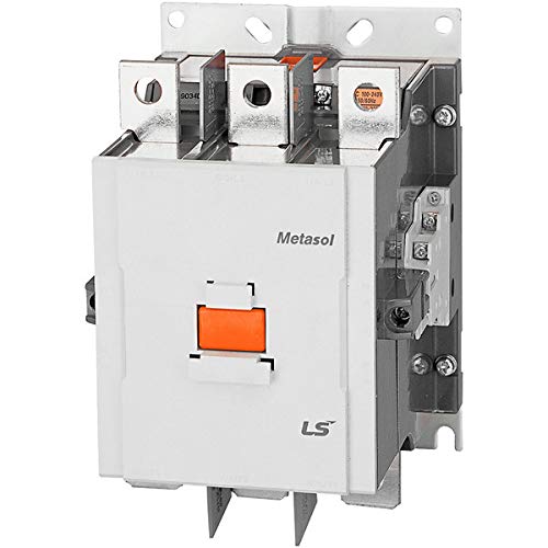 MetaSol Contactor 400 Amp Frame, Screw Terminals, 3 Pole,Coil Voltage: 100-240VAC/100-220VDC. 2 N.O. / 2 N.C. Aux. Compatible Relay MT-400Replacement for GMC-400-AC/DC100-200