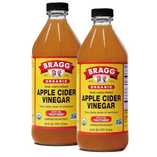 Bragg オーガニック アップルサイダービネガー 【日本正規品】りんご酢 473ml (473ml × 2本) - Bragg - 商品画像