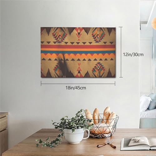 Toile murale amérindienne pour sublimer l esthetique de votre chambre - 5