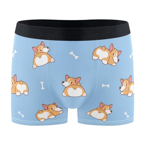 ZZKKO Men's Underwear Briefs Doodle Superhero Word Lightning Men's Boxer Briefs,Trunks Underwear for Men S-XXL