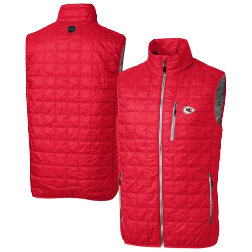Cutter & Buck Men's NFL Rainier PrimaLoft Eco Insulated Full-Zip Puffer Vest