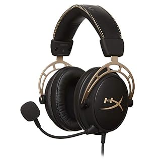 HyperX HX-HSCA-GD/NAP Cloud Alpha Or – Casque Gaming avec control audio intégré - Les Beatles, Paul McCartney, John Lennon, RIngo Starr, George Harrison HyperX HX-HSCA-GD/NAP Cloud Alpha Or - Casque Gaming avec control audio intégré – Image 2