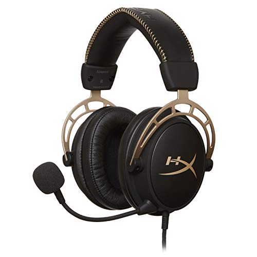 HyperX HX-HSCA-GD/NAP Cloud Alpha Or – Casque Gaming avec control audio intégré - Les Beatles, Paul McCartney, John Lennon, RIngo Starr, George Harrison HyperX HX-HSCA-GD/NAP Cloud Alpha Or - Casque Gaming avec control audio intégré – Image 3