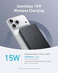 Anker MagGo Power Bank, Ultra-Slim 10,000mAh Magnetic Battery Pack, Qi2 Certified 15W Ultra-Fast MagSafe Compatible Portable Charger, Ergonomic Design, for iPhone17/16/15/14 Series, and More