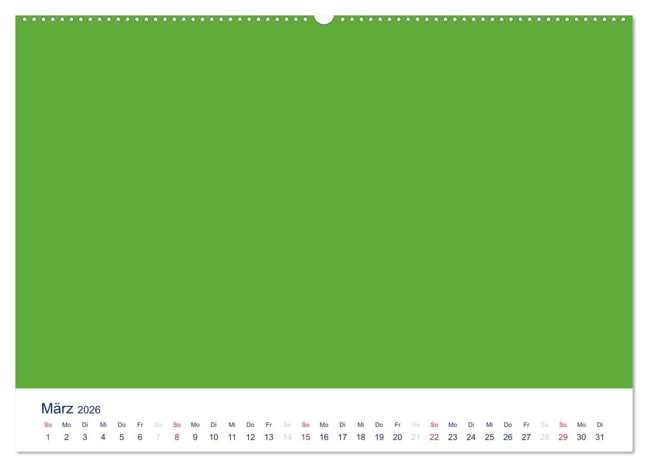 Farbiger Bastelkalender (Wandkalender 2026 DIN A2 quer), CALVENDO Monatskalender: Basteln für die ganze Familie (CALVENDO Hobbys)