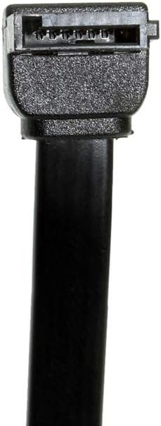 Cable SATA de 8 pulgadas con conector recto y ángulo izquierdo miniatura 3