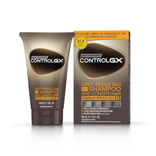Sólo para hombres Control GX 2 en 1 Champú y Acondicionador, 147 ml