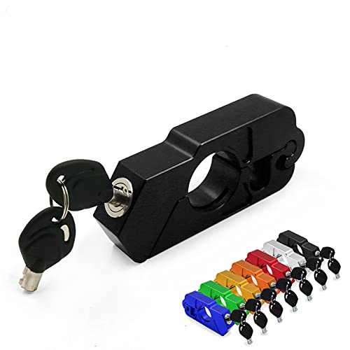 Up To 60% OFF Motorcycle Grip Lock Handlebar Throttle Security Lock Anti-Theft Scooters fit for ATV Motorcycles Dirt Street Bike (Black)