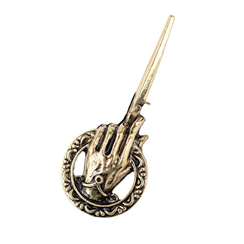 Tagoo Men's GOT Hand of The King Brooch Pin - Antique Gold&Bronze (Antique Bronze)