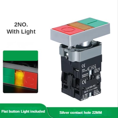 Commande alimentation début ouverture 24V 220V pour panneau 22mm - 2