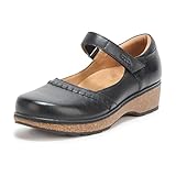 Earth Footwear Women's, Kalece Mary Jane Round Toe Casual Shoes, Black 001, 9 W