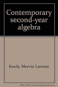 Hardcover Contemporary second-year algebra Book