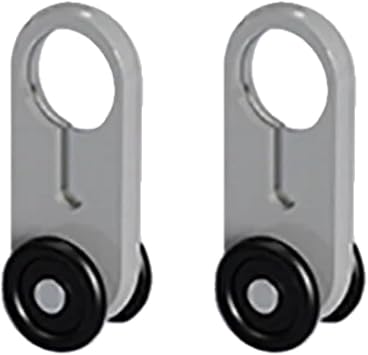 20pcs/30pcs/40pcs/50pcs Curtain Tracks Pulley, Aluminium Alloy Curtains Track Rollers, Heavy-duty Curtains Rail Pulleys Runners, Ceiling Curtain Tracks Mute, Wheel Rollers RunnersGray,40pcs