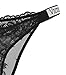 Victoria's Secret Very Sexy Lace Shine Strap Thong, Black Lace, M