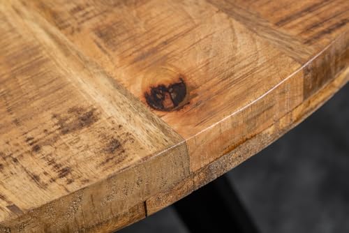 Runder Esstisch aus massivem Mangoholz von Invicta Interior, 120 cm