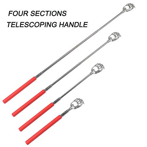 Image of WOVTE Bear Claw Rose Telescopic Back Scratcher