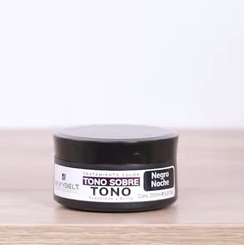 Miniatura 2 de Maxybelt Tratamiento Matizante Color Mascarilla Capilar Matizador | Matiz de depósito de cabello de color 6.8oz-6.8 fl oz (Negro Noche | Negro)