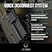 Alien Gear Rapid Force Quick Disconnect System – Includes QDS Attachment & QDS Receiver – Compatible with Rapid Force Holsters & Multi-Holster Adapter – USA Made