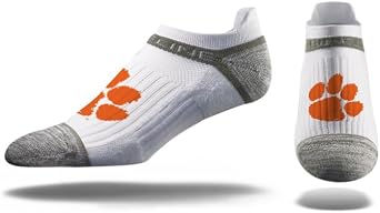 Strideline NCAA Premium Low-Cut Socks 1 Pair - Primary Logo White Collection