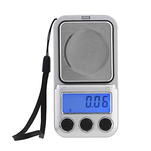 Mini balança digital, LCD portátil digital balança eletrônica de bolso 600g jóias de alta precisão e