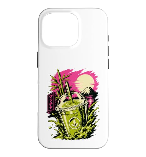 Matcha Tea Mt Fuji Japan �X�}�z�P�[�X iPhone 16 Pro �p