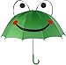 Produktbild 3-D Frosch Schirm - Kinderschirm - für Kinder Stockschirm / Regenschirm Quack Frösche