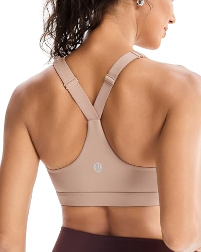 Image of RUNNING GIRL Sports Bras for Women, Molded Cup High Impact Sports Bra Workout Bras for Women High Support Racerback