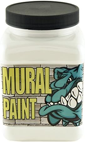 CHROMA Acrylic Mural Paint for Interior and Exterior Murals - Lightfast, Mixable, Hard-Wearing Vibrant Pigment, 16 Oz Polar (2455)