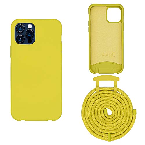 Holdingit Crossbody Phone Case With Detachable Lanyard Compatible With Iphone X/Xs, Xs Max, Xr, 2-In-1 Hands Free Iphone Cover With Drop Protection, Adjustable Rope Yellow #TOP2