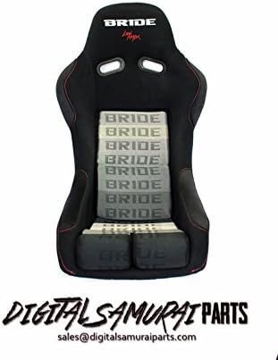 Pair of Bride Vios 3 III D V2 Black Gradation Seats Low Max JDM Bucket Racing Seats