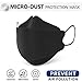 LEVENIS KN95 Face Masks 100 Pack, Breathable Comfortable and Disposable KN95 Mask, Black