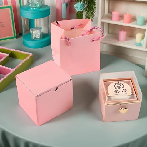 Boîte à bague rotative créative ours, cadeau de Saint-Valentin idéal
