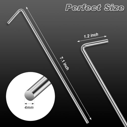 image for FEED GARDEN 7 Inch Tent Stakes 18 Pack Yard Inflatable Stakes for Outd