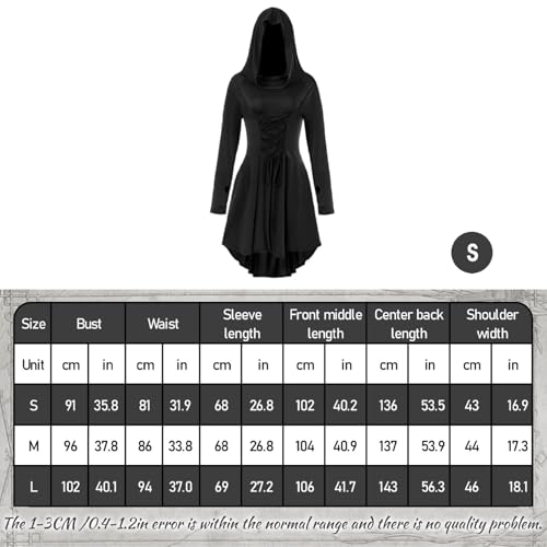 Robe d'elfe noire et ensemble complet d'accessoires de foire - 6