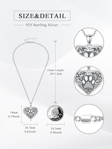 Dorunmo Personalized Sunflower Heart Locket Necklace That Holds 2 Picture 925 Sterling Silver Custom Lockets Necklaces Sunflower Jewelry Gifts for Mom Sisters4