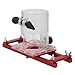 Depisuta Woodworking Trimmer Router Base, 2 in 1 Wood Palm Router Base Slotting Bracket Compatible with 65mm Trimmer for Cabinet Furniture Making