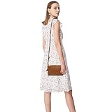 Dabdays Woven Crossbody Bags for Women Handwoven Purses Vegan Leather Small Handbag Handmade Shoulderbag (Brown)