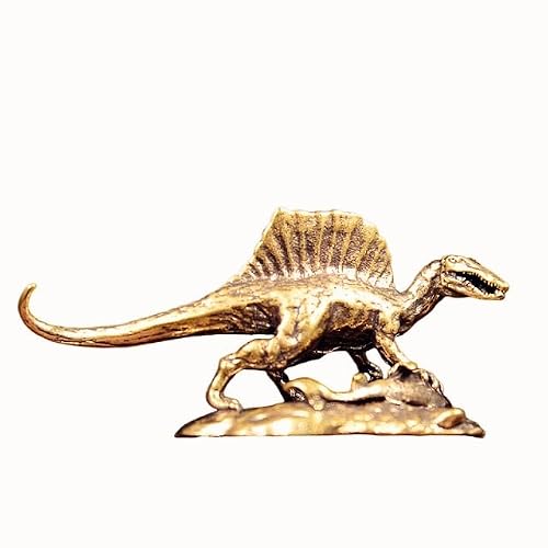 Huolimxun Pure brass Spinosaurus model ornaments retro desktop decoration
