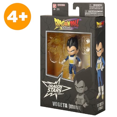BANDAI – Dragon Ball Daima – Kid Vegeta – Figurine Articulée Dragon Stars 17 cm avec Accessoires – Personnage Officiel Dragon Ball – Figurine de Collection – Jouet Enfant 4 Ans et + – 40736