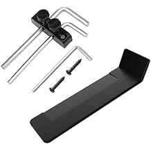Jiayouy Set of Tremolo Bridge Shim & Locking Nut for Floyd Rose Tremolo Bridge Electric Guitar, Black