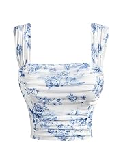 Blue and White Floral