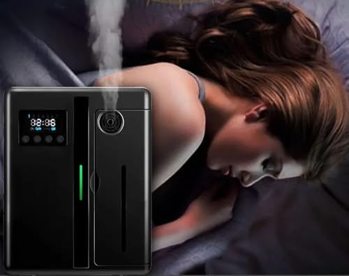 Difusor de Óleo Essencial Inteligente, Fragrância Automática, Aromaterapia, Óleo Puro, Display, Sem