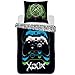 Produktbild Xbox Bettwäsche 135x200 cm 80x80 Kissenbezug [Baumwolle] Gaming E-Sport Bettwäsche-Set Konsole Teenager Jugendliche Öko Tex Standard