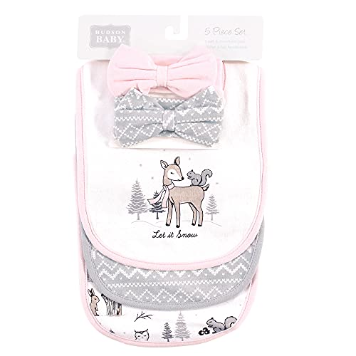 Image of Hudson Baby Unisex Baby Bandana Bibs and Headbands