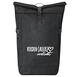 huuraa zaino da corriere Mechernich verliebt Zaino regalo nero melange 30-44 litri roll-top fairtrade Mechernich verliebt Presente