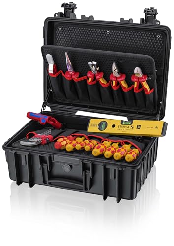 KNIPEX Werkzeugkoffer Robust23 Start Elektro 24-teilig, 00 21 34 HL S2