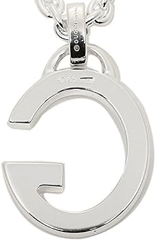GUCCI シルバー ネックレス 約30cm Amazon | [グッチ] ネックレス アクセサリー 233936 J8400 8106 Gロゴ